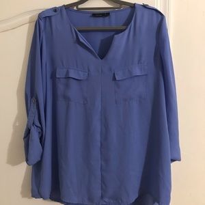 Light blue blouse